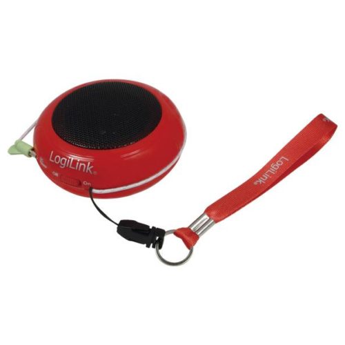 LogiLink mini portable speaker hamburger red (SP0015)