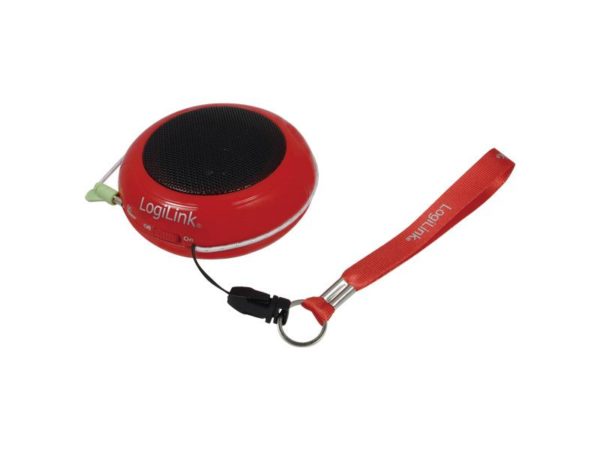 LogiLink mini portable speaker hamburger red (SP0015)