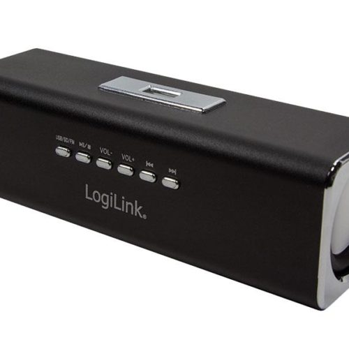 Logilink Discolady Soundbox with MP3 Player and FM Radio black (SP0038)