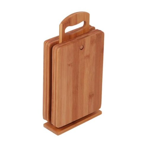 MK Bamboo DIJON - Cutting Board with Holder (6-pcs)