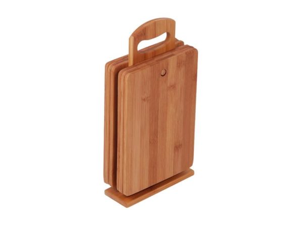 MK Bamboo DIJON - Cutting Board with Holder (6-pcs)