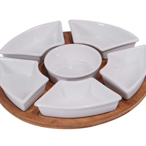 MK Bamboo FRANKFURT - Chip & Dip Set (7-pcs)