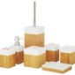 MK Bamboo PARIS - Bamboo Bath Accessoire Set (7-pcs)