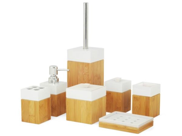 MK Bamboo PARIS - Bamboo Bath Accessoire Set (7-pcs)