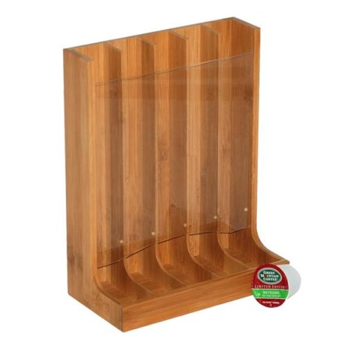 MK Bamboo PRAHA - 5 Divisions Coffee Pod Stand