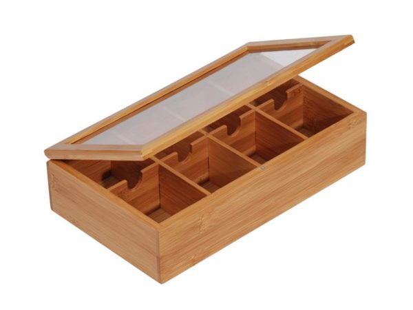 MK Bamboo WARSZAWA - 8 Divisions Tea Box