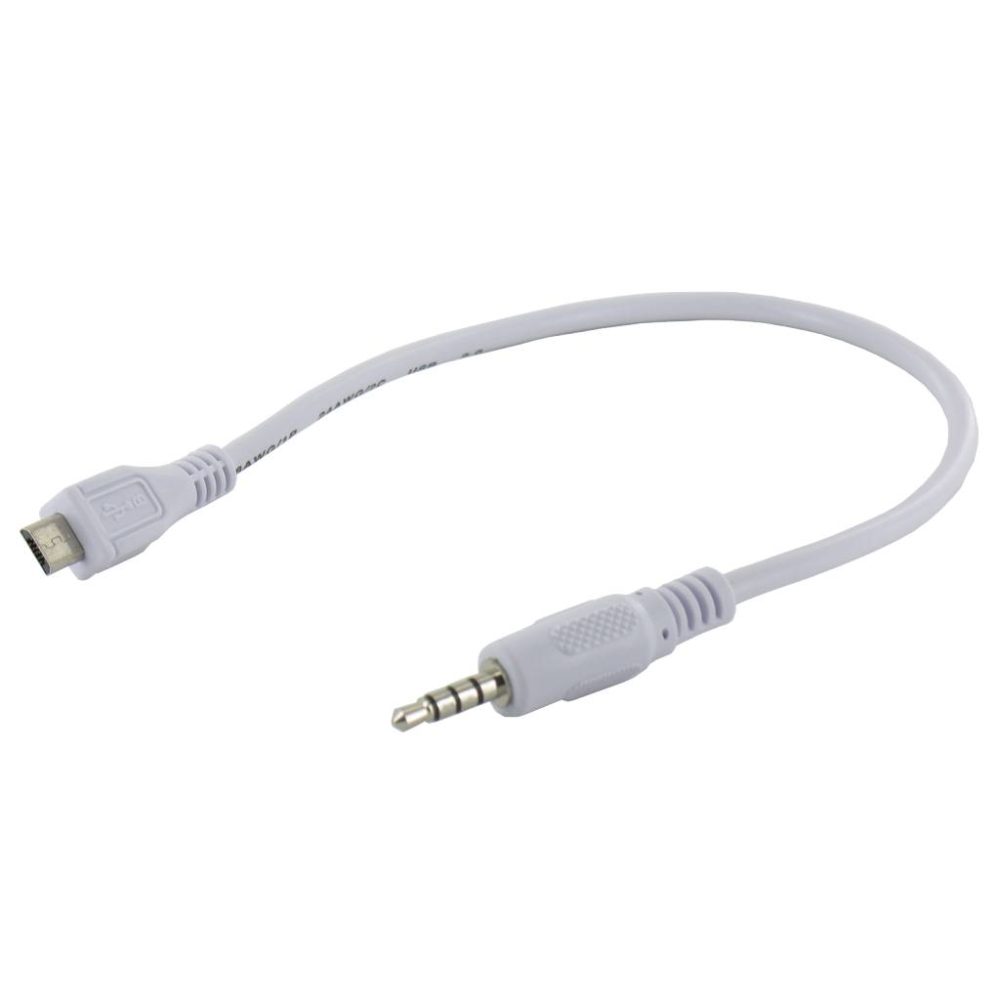 Micro USB to 3.5mm Audio Jack Cable