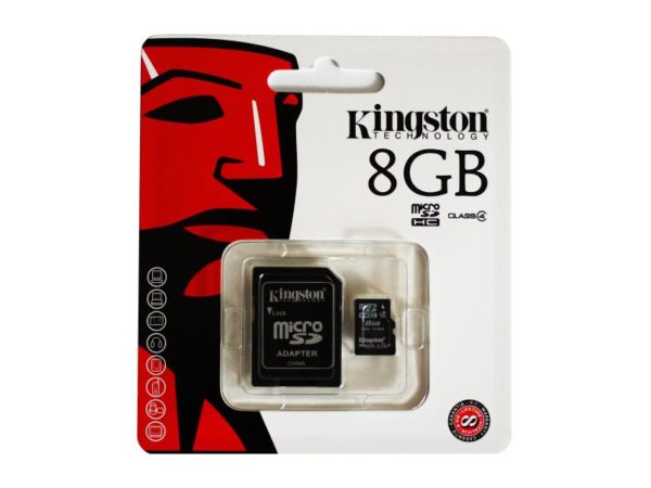 MicroSDHC 8GB Kingston CL4 Blister
