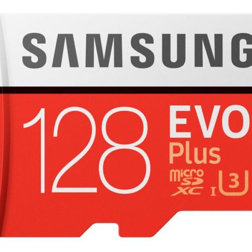 MicroSDXC 128GB Samsung +SDHC Adapter CL10 EVO Plus