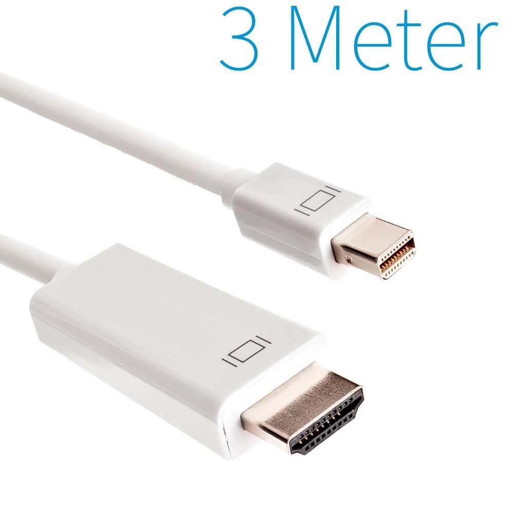 Mini DisplayPort to HDMI Cable 3 Meter