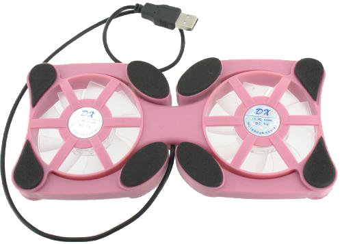 Mini Laptop Cooler Stand Pink
