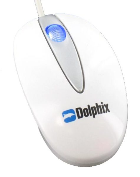 Mini Laptop Optical Mouse White USB