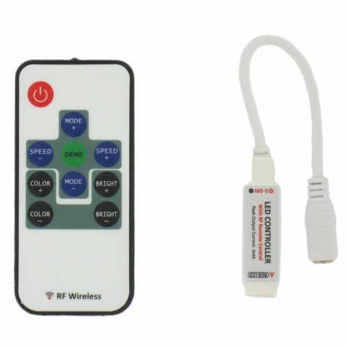 Mini RGB LED Controller with RF Remote Control