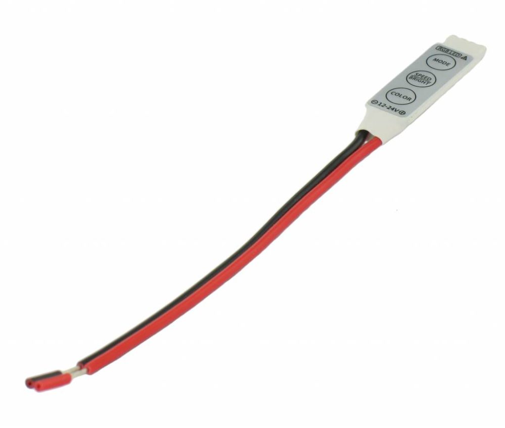 Mini RGB LED controller with wire