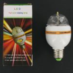 Multi-Color RGB LED Turn Lamp E27 3 Watt Small