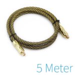 Optical cable gold plated 5m