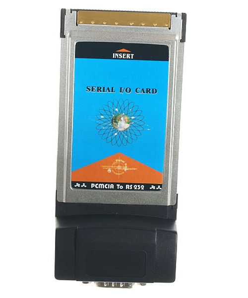 PCMCIA Serial RS-232 DB9 Adapter Card