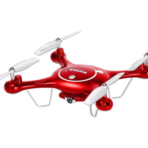 Quad-Copter SYMA X5UW 2.4G 4-Channel with Gyro + 720P Wifi Camera (Red)