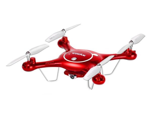 Quad-Copter SYMA X5UW 2.4G 4-Channel with Gyro + 720P Wifi Camera (Red)
