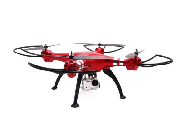 Quad-Copter SYMA X8HG 2.4G 4-Channel with Gyro + 8MP Camera (Red)