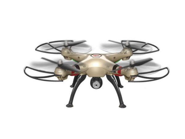 Quad-Copter SYMA X8HW 2.4G 4-Channel with Gyro + Camera (Gold)