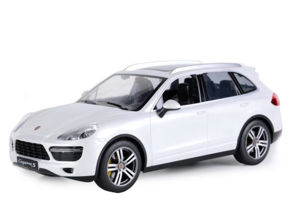 RC Car Porsche Cayenne S 114 with license (White)