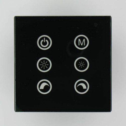 RGB LED Controller Touch Black on the wall V2