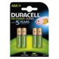 Rechargeable batteries Duracell AAA Micro 850mAh (4 Pcs)