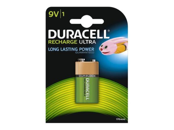 Rechargeable battery Duracell 9V E-Block 170mAh (1Pcs)