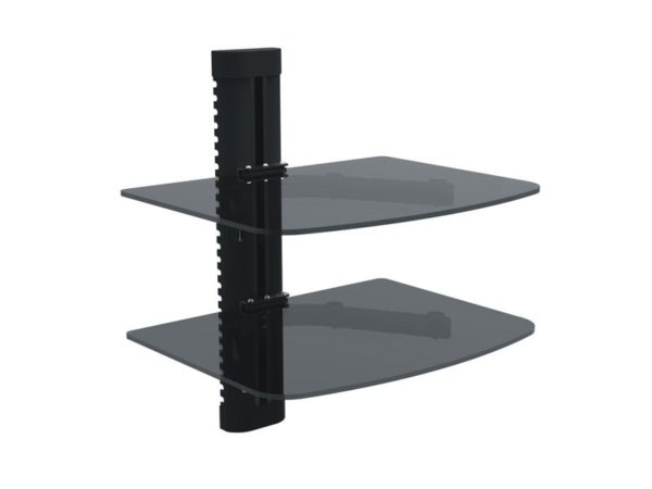 Red Eagle Single Glass Shelf TWO (black)