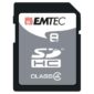 SDHC 8GB EMTEC CL4 Silver Memory Blister