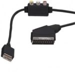Scart cable with RCA Composite for PS2