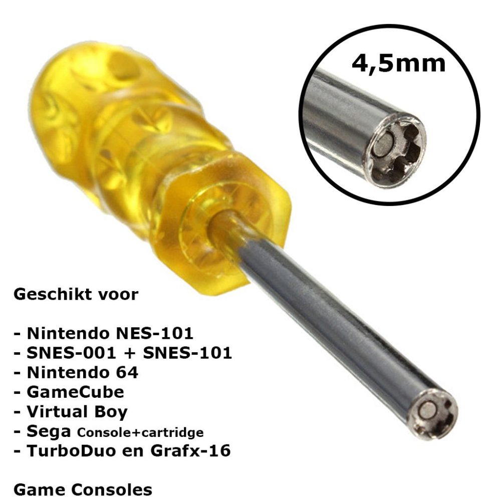 Screwdriver 4,5mm for Retro Consoles