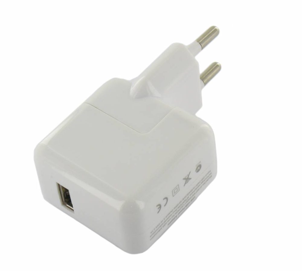 USB 2.1 Amp AC Charger White