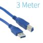 USB 3.0 A - B Printer Cable 3 Meter