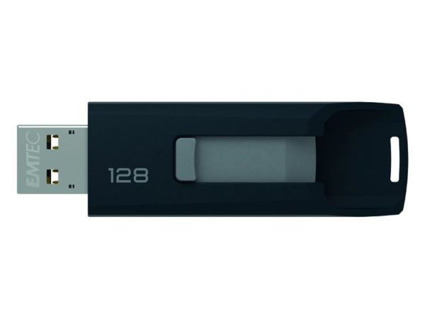 USB FlashDrive 128GB EMTEC C450 Slide 2.0 (black)