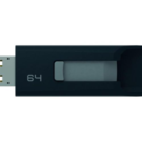 USB FlashDrive 64GB EMTEC C450 Slide 2.0 (black)
