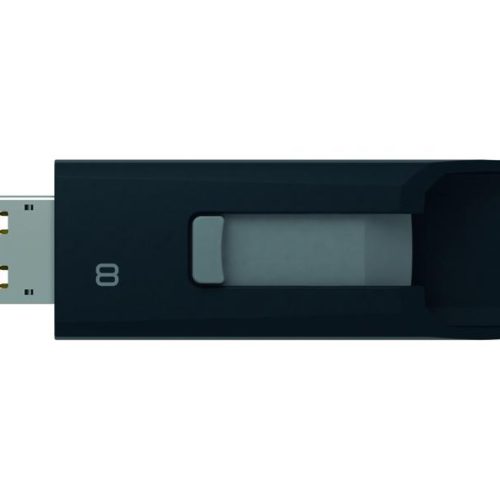 USB FlashDrive 8GB EMTEC C450 Slide 2.0 (black)