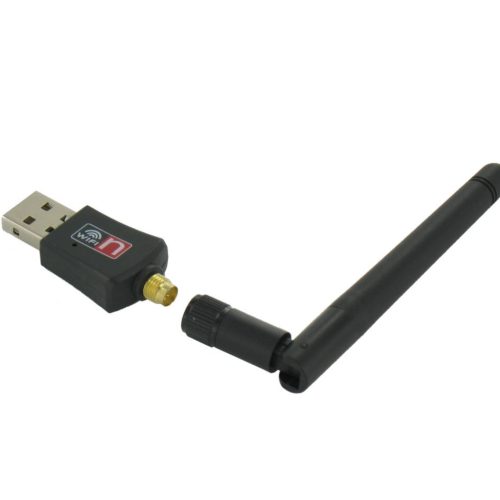 Ultra Mini 300Mbps WiFi Adapter with External Antenna