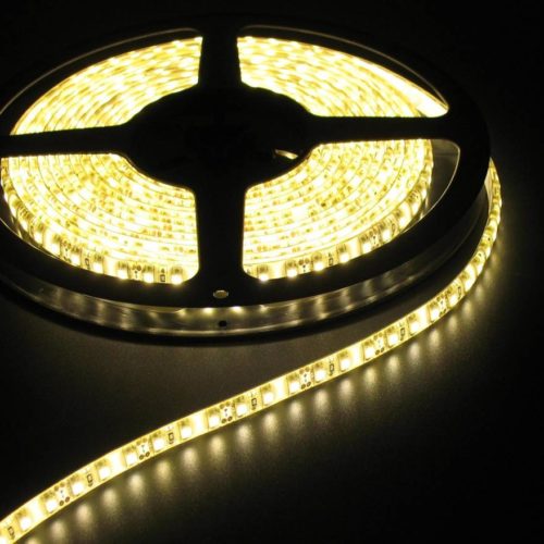 Warm White 120 LED White PCB 5m IP65 Complete