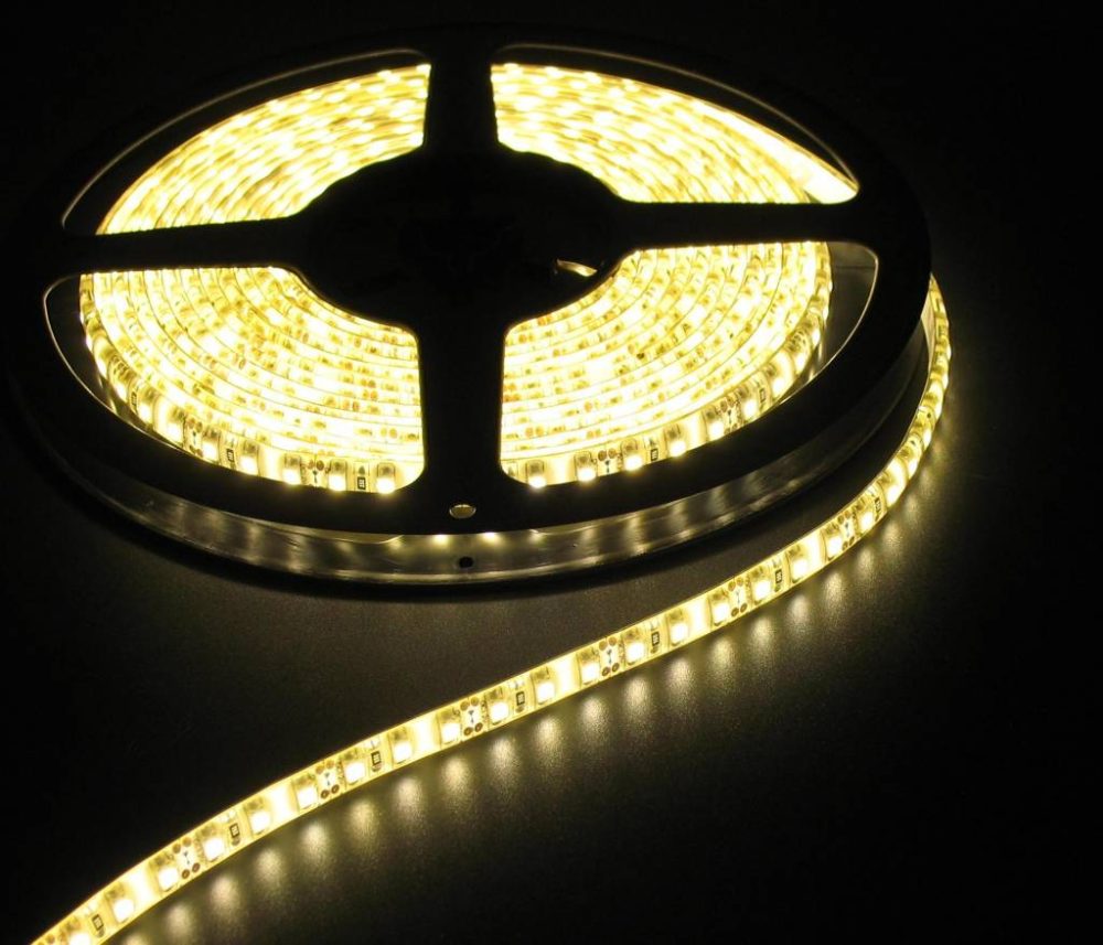 Warm White 5 Meter 120 LED 12V White PCB