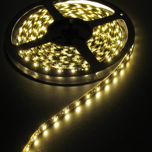 Warm White 5m 60led Black PCB IP65