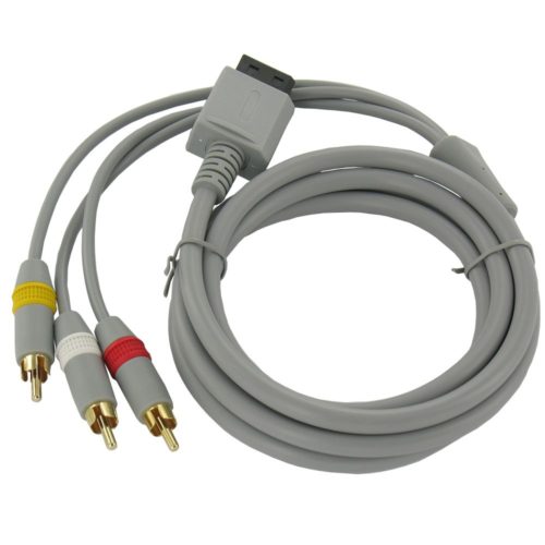 Wii AV cable with 3 RCA plugs