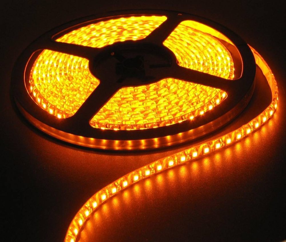 Yellow Orange PCB 120led 5m IP65