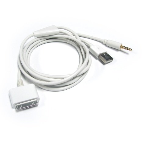 iPhone iPod Car AUX USB cable