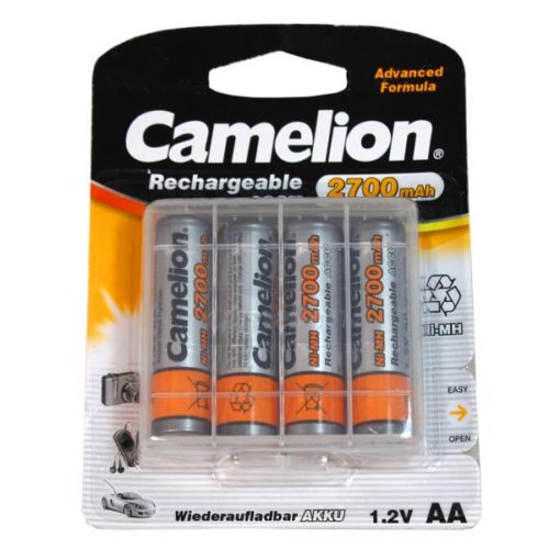 rechargeable batteries Camelion AA Mignon 2700mAH + Box (4 Pcs)