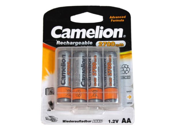 rechargeable batteries Camelion AA Mignon 2700mAH + Box (4 Pcs)