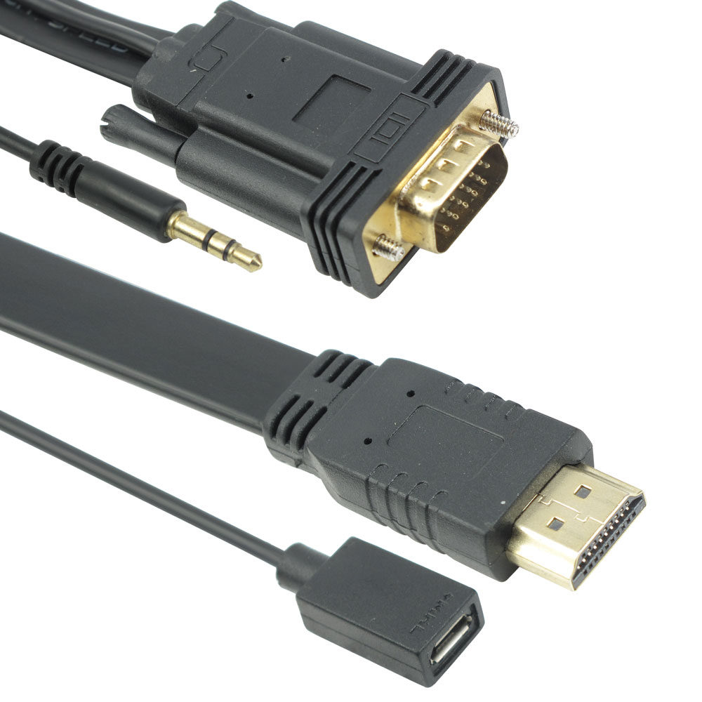 cable detech hdmi vga