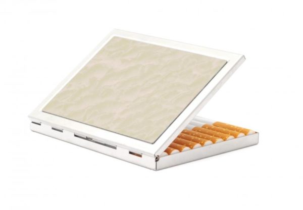 Case for 9 cigarettes - Metal (White
