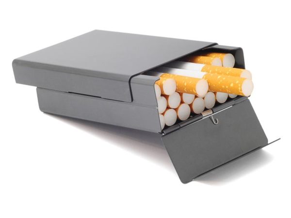 Case for cigarettes - Aluminium (Anthracite)